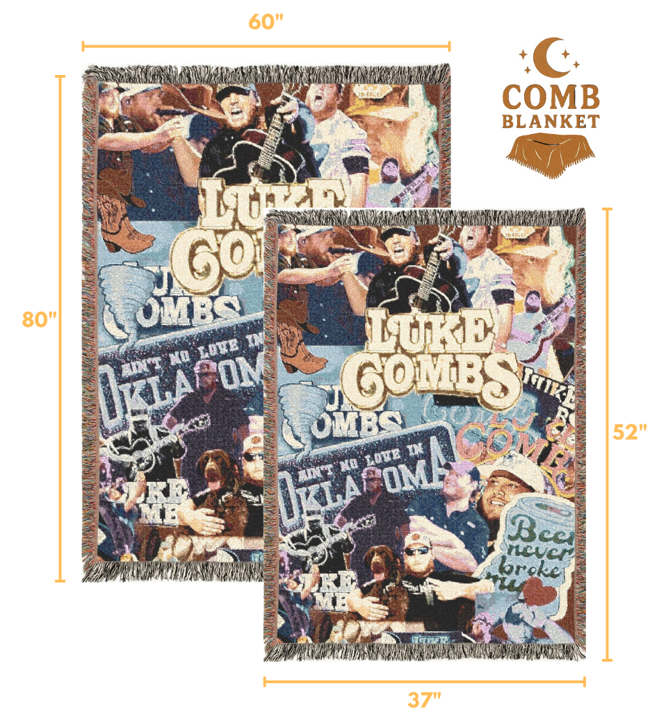 Luke Combs Blanket
